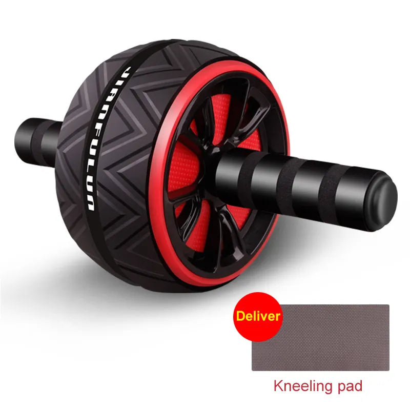 Roller Big Abdominal Wheel Roller Stretch Trainer with Mat-2